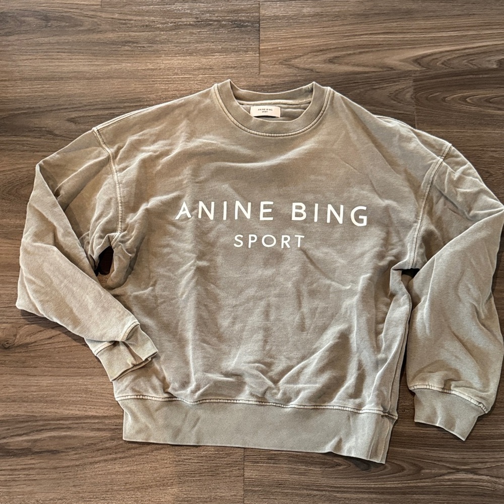 Anine Bing Sport Beige/Khaki color  Sweatshirt